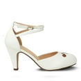 thumbnail image 2 of Chase & Chloe Women's T-Strap Mid-Heel Pumps with Adjustable Double Straps, 2 of 3