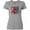Athletic Heather, variant on Inktastic Never Stop Fighting Stroke Awareness Red Ribbon Women's T-Shirt