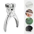 thumbnail image 3 of T Slot Shape Hole Punch Steel Handheld Hanger Airplane Hole Punch Butterfly T-Hook Clamp Pliers Cutter ID Punching Plastic Cardboard Badge Label for DIY Handmade Crafts Utensils (T Hole Punch), 3 of 11