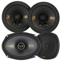 Kicker KSC6904 KS-Series 6x9" 2-Way Speaker Bundled with KSC2704 2.75" Mid-range Speaker