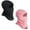 Black+Pink, variant on BUTKLNYTS TopTie Full Face Covering Balaclava Ski Mask for Kids Thermal, Breathable, Ideal for Winter Sports, Motorcycling, Outdoor Activities Black+light gray