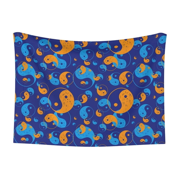 Naloa Colorful Yin Yang Dog Blanket, 3 Sizes Cat Blanket for Indoor Cats Large Medium Small Dog Gifts-Small