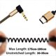 thumbnail image 4 of Cable de Extensión USB-C en Espiral de Resorte A 90 Grados de 3,5 mm para Auriculares, Conector Auxiliar de Audio, Estéreo, para Coche, para Smartphone., 4 of 6