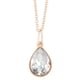 thumbnail image 1 of Collar para Mujer con Cristal Fino Europeo en forma de Gota– Bañado en Oro Rosa 14k- Collar Elegante y Brillante-Collares de Mujer de Moda- Joyería para Mujer de Moda- Regalo especial Ortiz Espinosa Temporada, 1 of 3