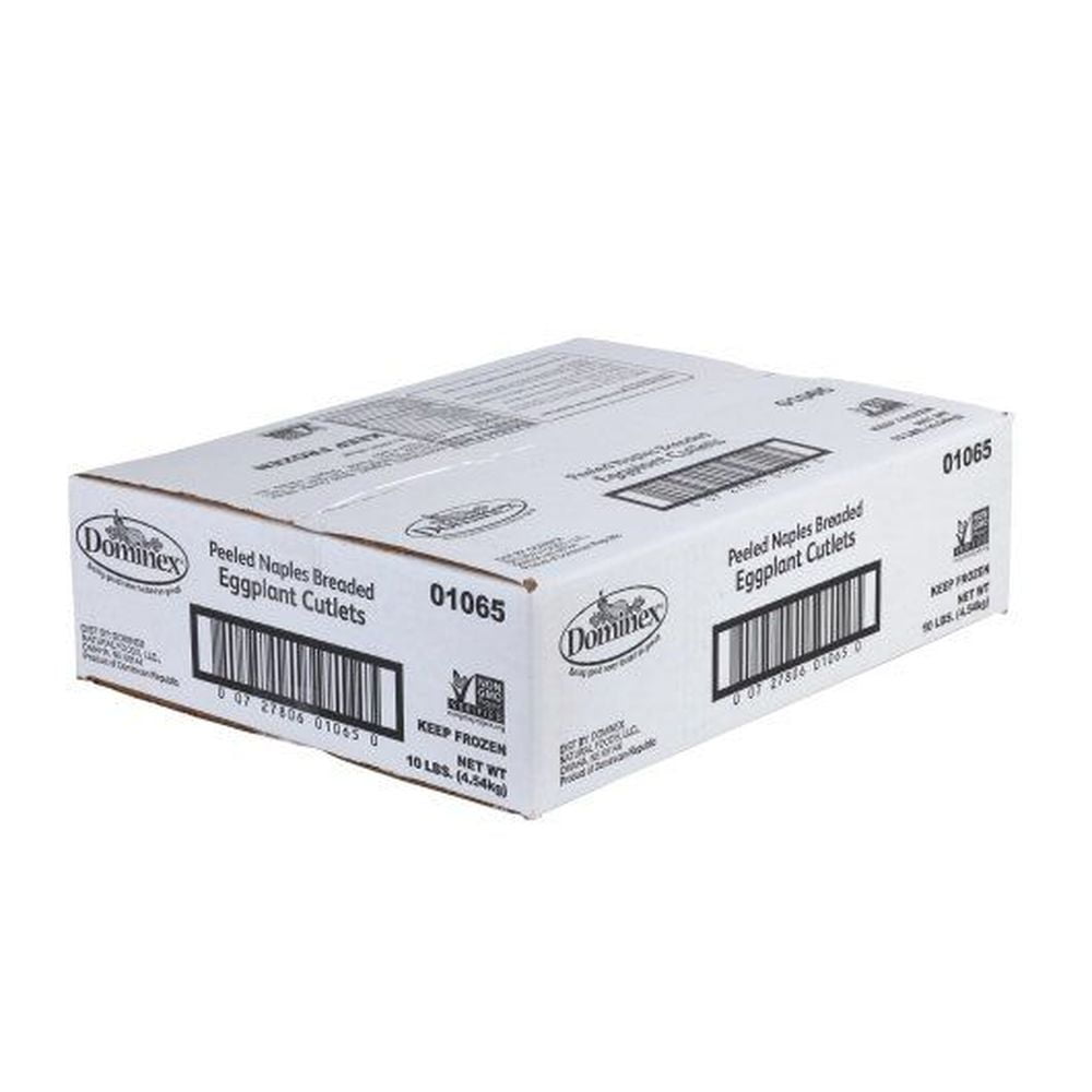 Dominex Naples Breaded Peeled Eggplant Cutlet, 5 Pound -- 2 per case