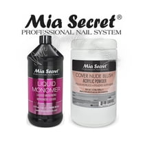 Mia Secret Liquid Monomer 32 oz and Cover Nude Powder 1.5lb