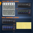 thumbnail image 3 of Caja de interruptores Nilight de 5 canales y 12 V con cargador PD tipo C y QC 3.0, 3 of 9