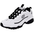 thumbnail image 2 of Skechers Men's Energy Afterburn Sneaker, White/Black, 10.5 M US, 2 of 8