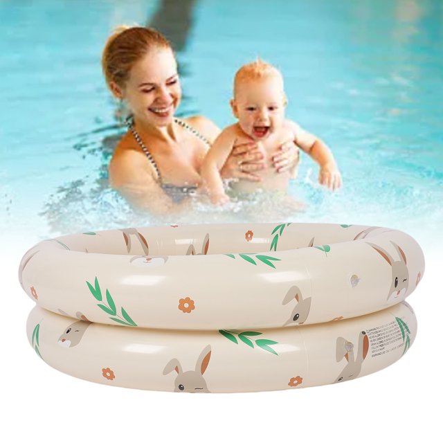 Inflatable Swimming Pool for Kids, 34 Inches, Foldable Blow Up Pool, Thickened PVC Outdoor Garden Pool with Easy Setup, for Indoor, Outdoor Fun, Summer Water Party
