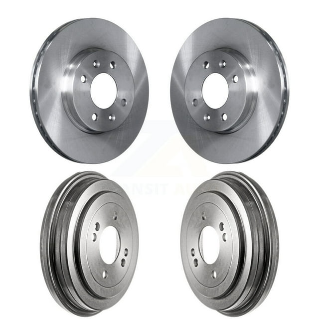 CMX Front Rear Disc Brake Rotors Drums Kit for Car Hyundai Accent Kia Rio Rio5 K8-102061