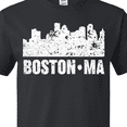 thumbnail image 4 of Inktastic Boston Massachusetts City Skyline with Grunge T-Shirt, 4 of 5