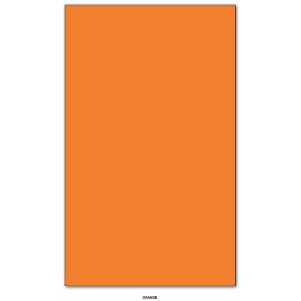 Orange - Bright Colored Paper 24lb. Size 8.5 X 14 Legal/Menu Size 50