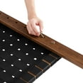 thumbnail image 6 of Sparta Weave Vegan Leather Twin Headboard in Walnut Black, 6 of 9