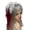 White and red, variant on Gothic Style Hair Ornament With Delicate Lace Embroidery And Edgy Crosses Pendant Gothic Lace Hair Band For Costume Wear