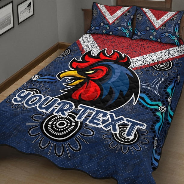 Juego de Cama Colcha Rugby Roosters - Super Roosters Juego de Cama Colcha RLT13