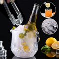 thumbnail image 4 of 8 pinzas de plástico para servir para bufé, mini pinzas para utensilios de servir, pinzas para aperitivos, pinzas de cocina transparentes de 6,3 pulgadas, pequeñas para hielo, 4 of 5