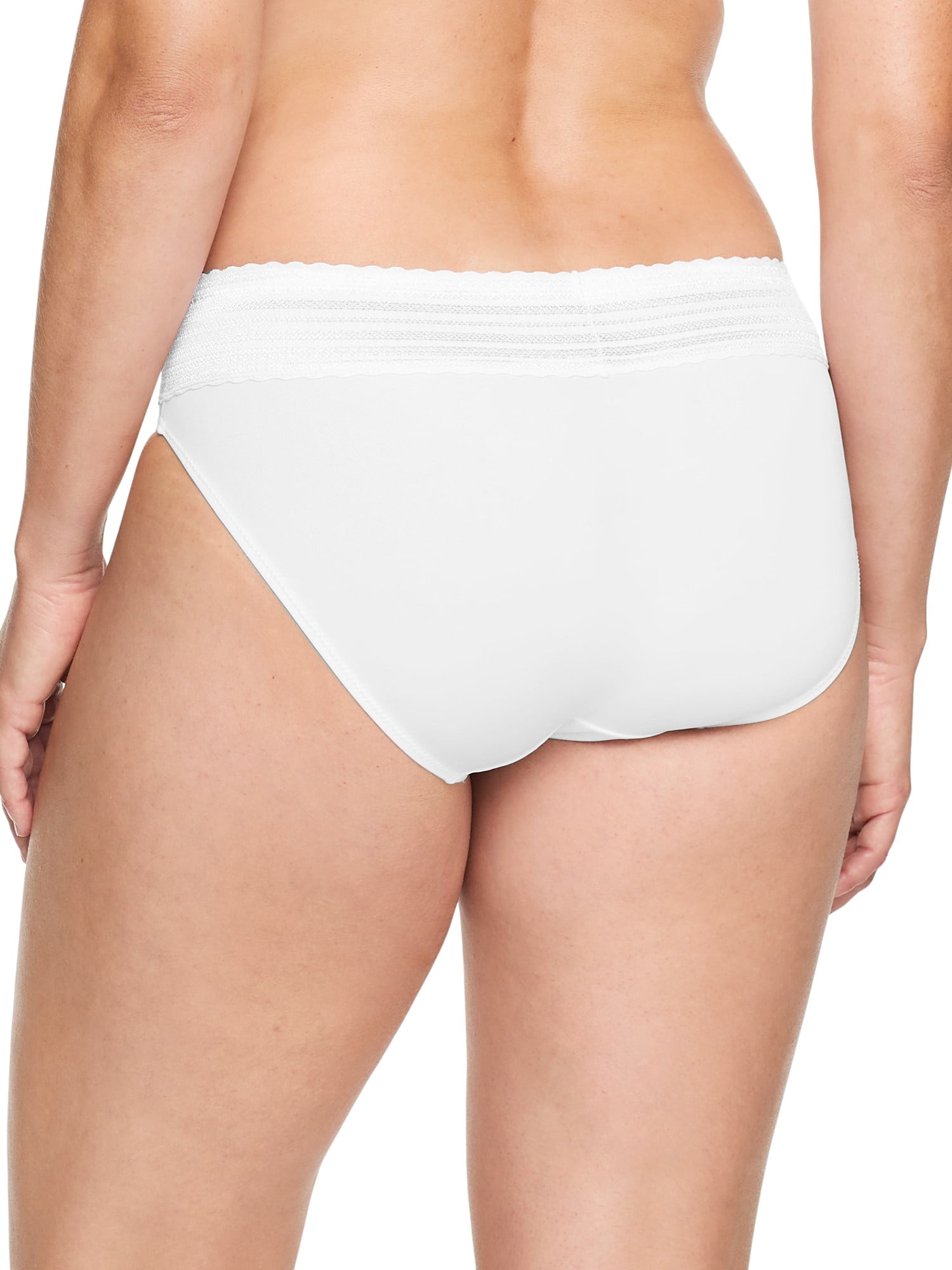 Warners® Blissful Benefits Dig-Free Comfort Waistband with Lace Microfiber Hi-Cut 3-Pack WRW251HC10W