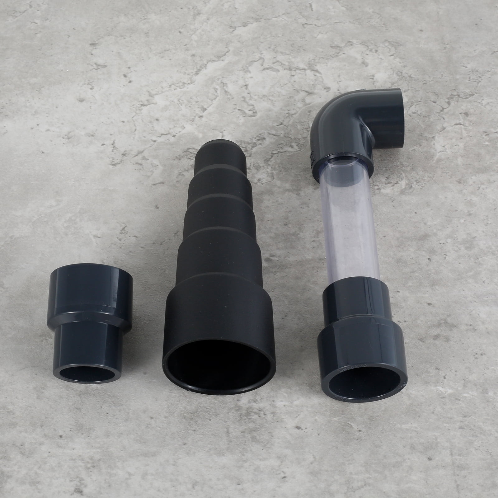 Vacuum Hose to PVC Pipe Adapter Universal AC Drain Lines Vacuum Hose Adapter Quick Connect HVAC Drain Line Cleaner Tool Vacuum Hose Wet Vac Attachment for HVAC