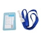 thumbnail image 1 of Insignia de identificación comercial Cordón Soporte para etiqueta de nombre Cinturón Trabajo de oficina Correa para el cuello Tarjeta llave (Azul # 2), 1 of 5