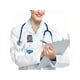 thumbnail image 3 of 1pc Deep Breaths Retractable Badge Reel, Acrylic Bling Retractable Name Badge Holder For Nurse Doctor Student Worker Volunteer, 3 of 4