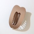 thumbnail image 4 of UNLLLL Flat Claw Hair Clip for Women, Solid Color Casual Elegant Hair Claw, Lightweight Plastic Hairpin for Thick or Thin Hair, for All Lengths Daily Styling and Work (Khaki), 4 of 6