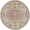 thumbnail image 5 of Nourison Passion Bohemian Ivory/Pink 4' x ROUND Area Rug, (4 Round), 5 of 8