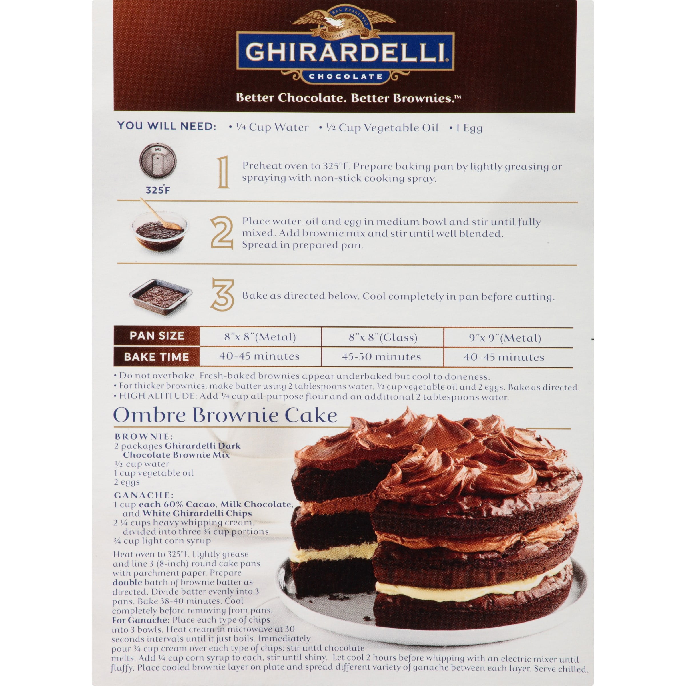 Ghirardelli Brownie Mix Directions Recipe With Video