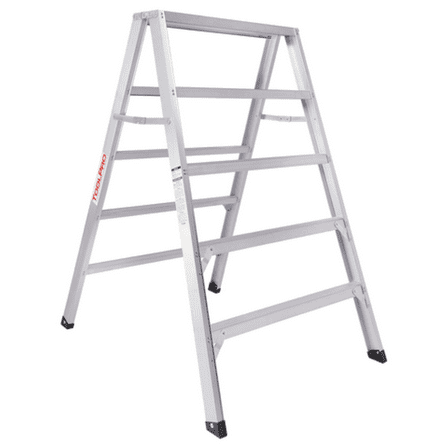 ToolPro 5 ft. Aluminum Flat-Top Sawhorse Ladder