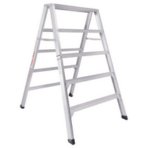 ToolPro 5 ft. Aluminum Flat-Top Sawhorse Ladder