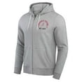 thumbnail image 2 of Men's Darius Rucker Collection by Fanatics Heather Gray Arizona Cardinals Vintage Stripe Full-Zip Hoodie, 2 of 5