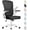 Bright White, variant on Ergonomic Office Chair, Mid-Back Computer Chair with Adjustable Height, Flip-Up Arms and Lumbar Support,  Mesh Desk Chair for Home Study Working