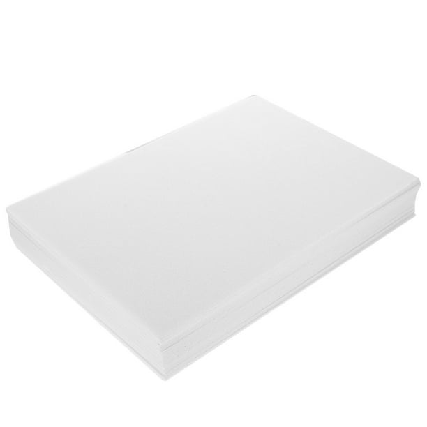 20 placas de impresión de espuma: láminas de cartón pluma blanco para manualidades, impresión, proyectos DIY, sellos, cuadernos escolares, tamaño A4.