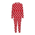 thumbnail image 5 of Perfectbot Women's Fuzzy Fleece Pajama Set - 2 Piece Soft Warm Long Sleeve Heart Print Loungewear, 5 of 5