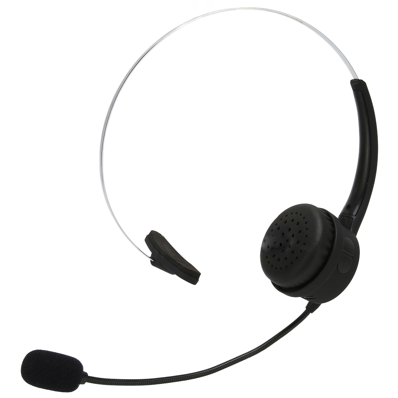 Bluetooth Telephone Headset Monaural Noise Cancelling Volume Adjustable Business Headset with Microphone Charging Base