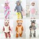 thumbnail image 3 of Peleles de franela de dibujos animados para bebé, pijamas de algodón, unicornio, conejo, Panda, disfraz de Anime, traje Kigurumi, 3 of 4