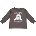 thumbnail image 3 of Inktastic Happy Easter Adorable Bunny Boys or Girls Long Sleeve Toddler T-Shirt, 3 of 5