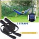 thumbnail image 3 of 1 par de juego de accesorios de hamaca correas colgantes de árbol con 14 bucles 280cm * 2,5 cm Max 500kg compatible con camping senderismo picnic viajes al aire libre Afortunado Sencillez, 3 of 5