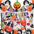 thumbnail image 3 of Globos De Látex Para Halloween, Globos De Película De Aluminio, Bandera, Conjunto De Gasa Negra, Decoración De Fiesta, Decoraciones Para Fiesta De Halloween Yuarrent HA039699-02, 3 of 4
