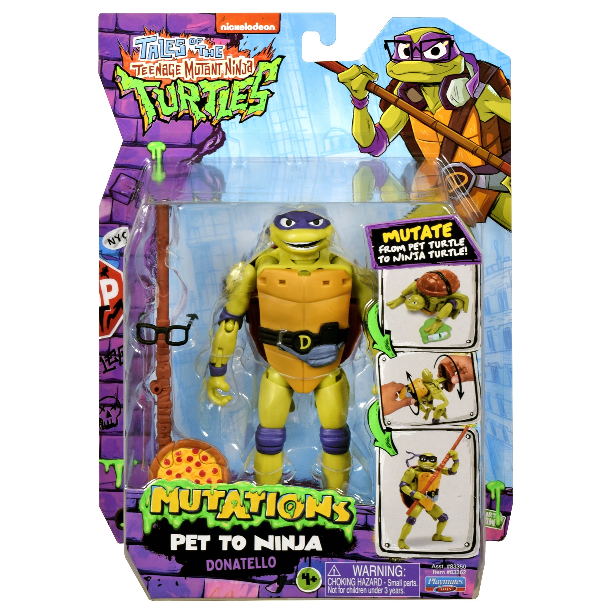 Teenage Mutant Ninja Turtles Mutations Deluxe 5.5” Donatello Pet