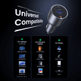 thumbnail image 2 of UGREEN 130W USB C Car Charger Adapter, Dual Port Fast Charging for Phones and Tablets, 2 of 12
