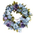thumbnail image 3 of de flores vívidas de flores de peonía artificial para , oficina, Baby Shower, bienvenida, fondo de fotografía, decoración Azul Macarena decoraciones de flores de simulación, 3 of 8