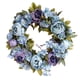 thumbnail image 3 of de Flores de Peonía Artificial con Hojas Boho Floral Garland Vine Rattan para Puerta Delantera, Boda, Pared, Ventana, Decoración Azul BLESIY decoraciones de flores de simulación, 3 of 8