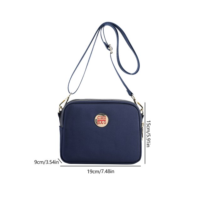 Bolso de hombro para mujer Bolso cruzado de gran capacidad Bolso para madres de mediana edad (Azul) Ndcxsfigh Para Estrenar
