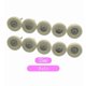 thumbnail image 4 of 10pcs Polishing Wheels Wool/Cotton/Cloth Buffing Pad Jewelry Abrasive Brush Dental Lab Hp Brush 235mm Shank Rotary Tools, 4 of 5