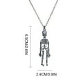 thumbnail image 6 of Ausyst Necklace for Women Vintage Skull Pendant Necklace For Women Men Fashion Skeleton Halloween Goth Punk Gothic Accessories Hip Hop Jewlery Charms Jewelry for Women on Sale Clearance, 6 of 6