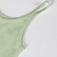 thumbnail image 3 of Tank Tops For Women Tank Tops Summer Fashion Workout Ribbed Sleeveless High Neck Beach Vacation Oufits Clothes Camisole Tops For Women, 3 of 4