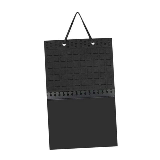 Organizador de pendientes y collares, soporte para joyas colgantes, decoración del hogar, soporte para joyas, organizador de pendientes colgantes, Negro