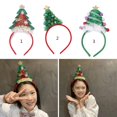 thumbnail image 2 of Diadema de árbol de Navidad con estrella Diadema de campana de Navidad Diadema de copo de nieve - estilo uno oso de fresa Electrónica, 2 of 5