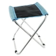 thumbnail image 2 of Taburete Plegable Al Aire Libre Campamento De Pesca Viajes Senderismo Jardín Silla De Playa 32x26x36cm Azul negro Soledad Silla de taburete de camping plegable, 2 of 9