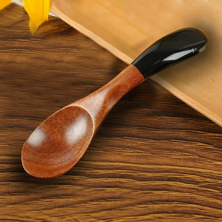 

Kitchen gadgets kitchen Wooden Spoon Fork Bamboo Kitchen Cooking Utensil Tools Soup-Teaspoon Tableware CHMORA